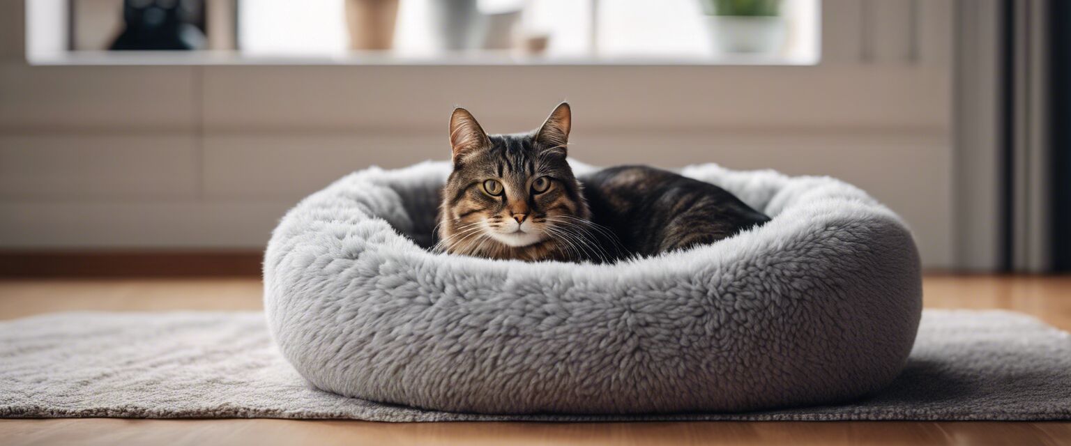 Cozy cat bed