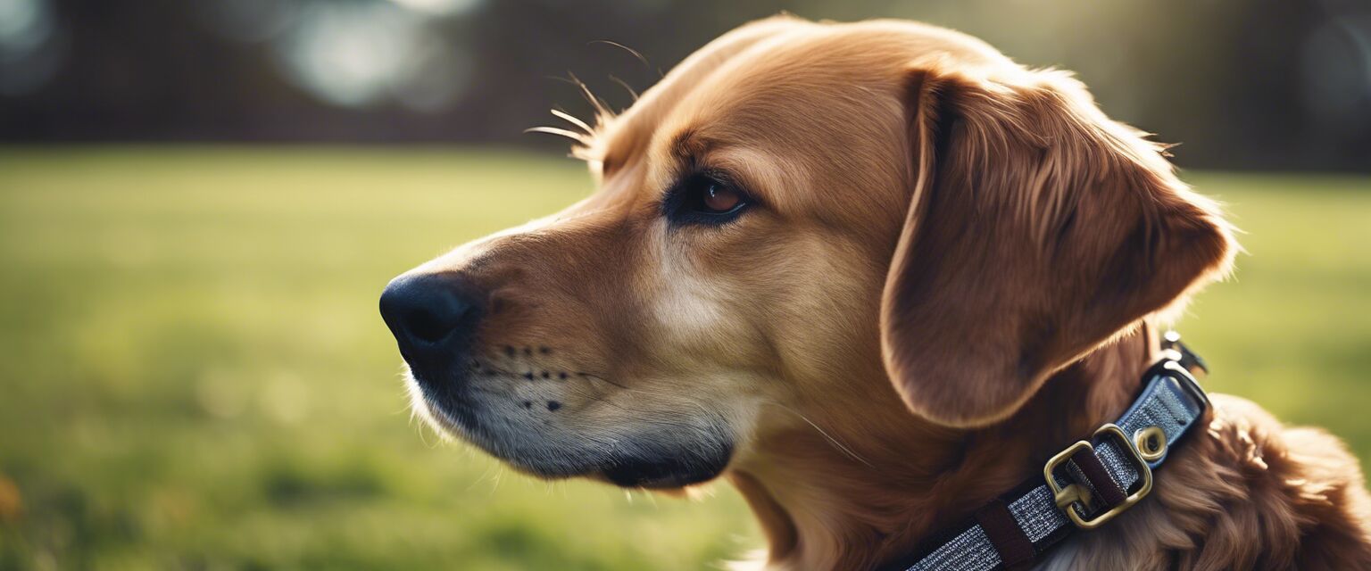 Stylish dog collar and leash