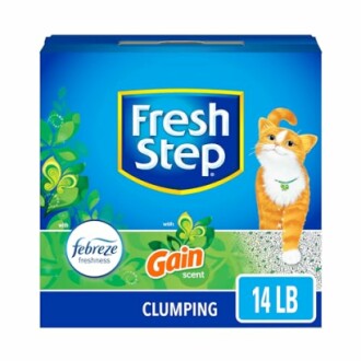 Fresh Step Clumping Cat Litter with Febreze Gain Scent